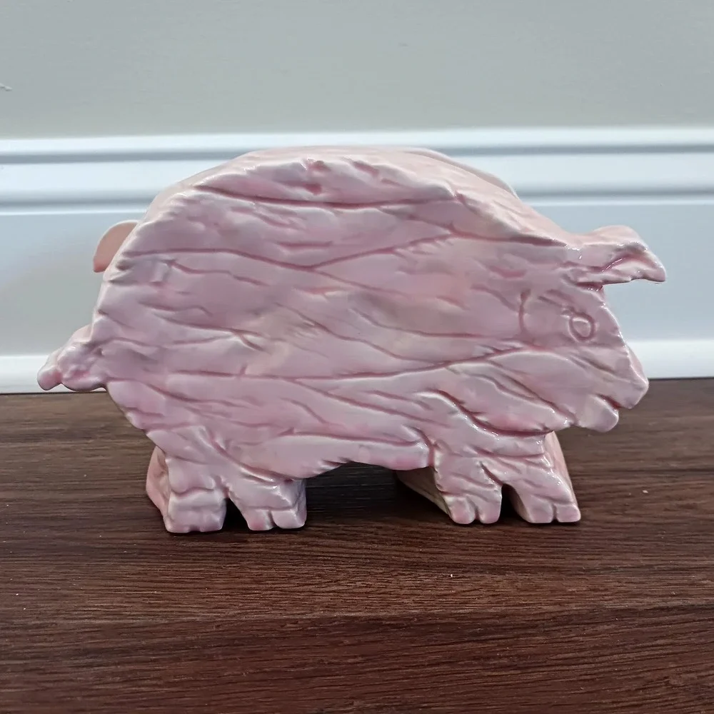 Light Pink‎ Ceramic Pig Napkin Holder 7.5 x 4.5 x 3 Farmcore